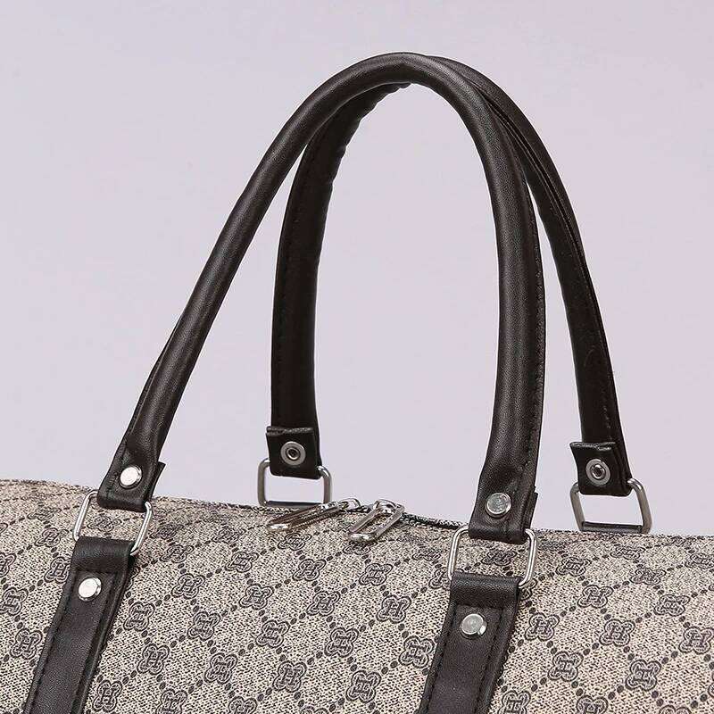 Large capacity PU leather women's handbag fitness crossbody travel bag sac de voyage large size luggage Y260225