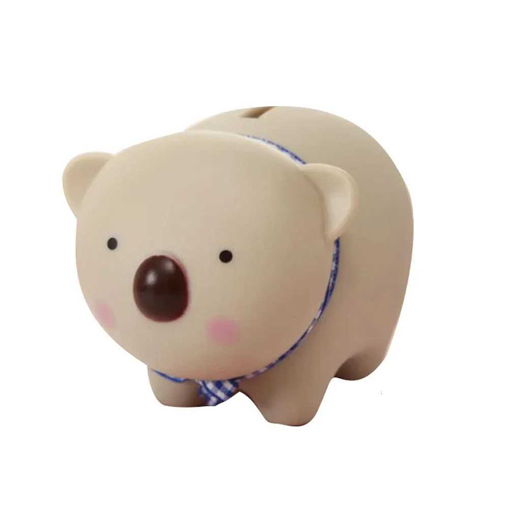 Cute Animal Piggy Bank Household Cartoon Koala Panda Pig Rabbit Money Box Small Soft Saving Pot Gift for Kids Adults Home Decor H260225
