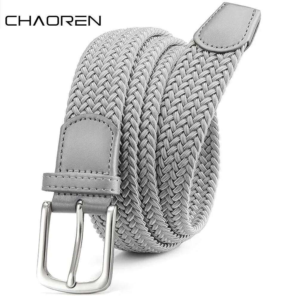 125cm Men's Elastic Belts Women'S Unisex Casual Woven for Outdoor Rock Climbing Training Work Paired with Jeans Belt Y260225