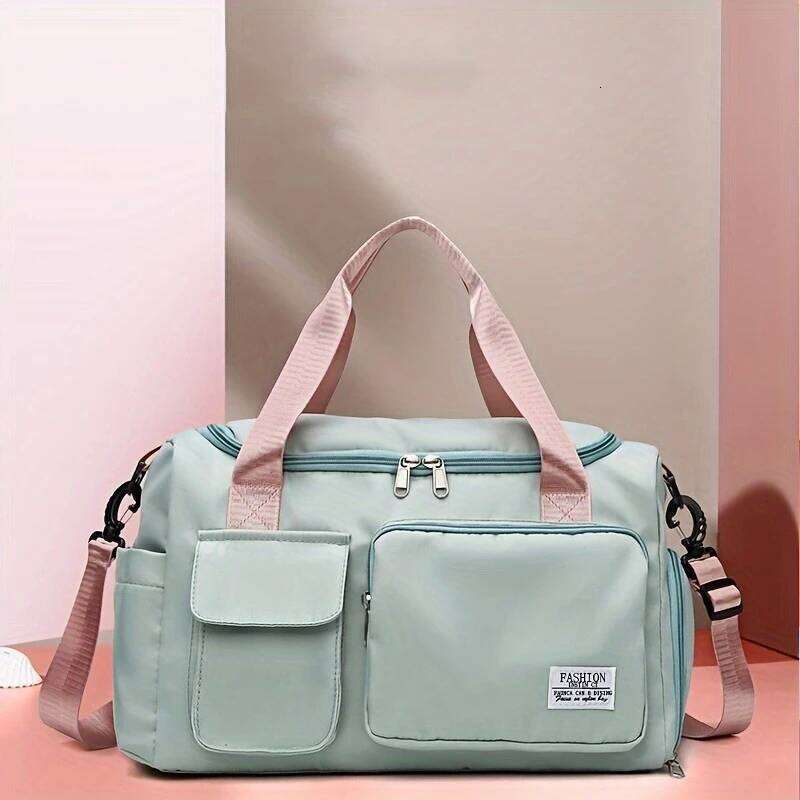 Carry on Travel Large Capacity Luggage Handbag Dry-Wet Waterproof Separation Sports Fitness Bags for Outdoor Crossbody Bag Y260225