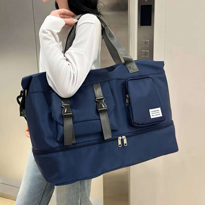 Large capacity multifunctional travel fitness bag - multi compartment design, suitable for travel, gym and daily use Y260225