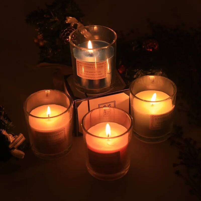 Colorful Long-Lasting Soybean for Girls Room Bedroom Indoor Home Use Aromatic Birthday Gift Handmade Decorative Candle H260225