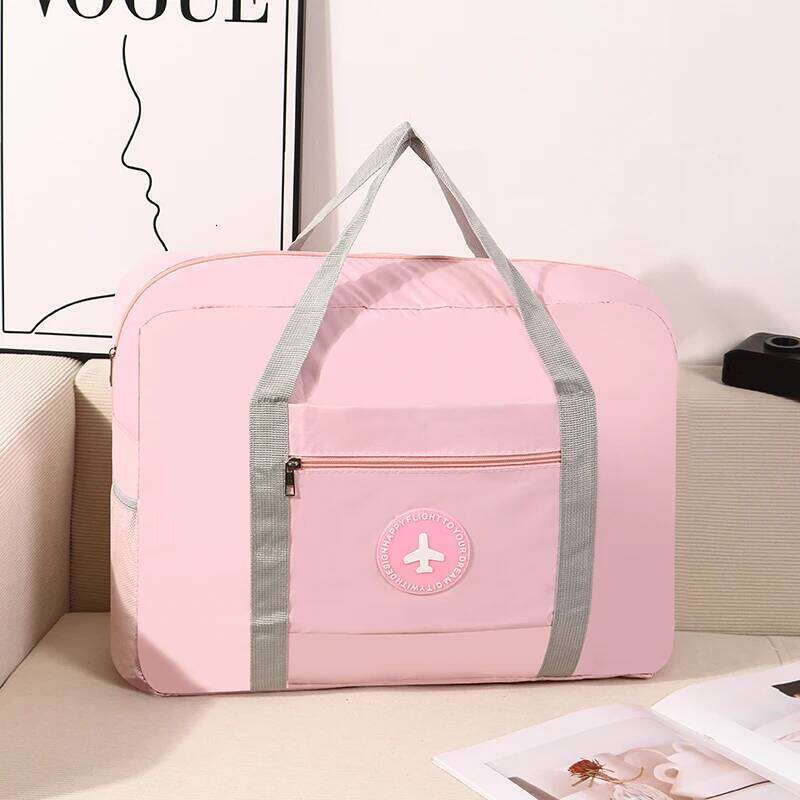 Large-Capacity Handbag Travel; Fashionable Foldable Trolley Luggage Bag; Multifunctional Portable Travel for Men and Women, Fitness Bag Y260225