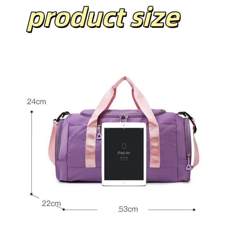 Wet Dry Separation Lightweight Travel Large Capacity Multifunction Storage with Shoes Compartment Outdoor Shoulder Bag Y260225