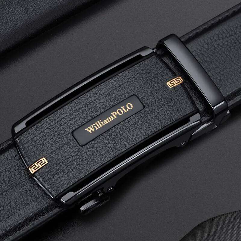 Men's automatic buckle fashionable versatile waist belt, personalized and casual pants belt Y260225