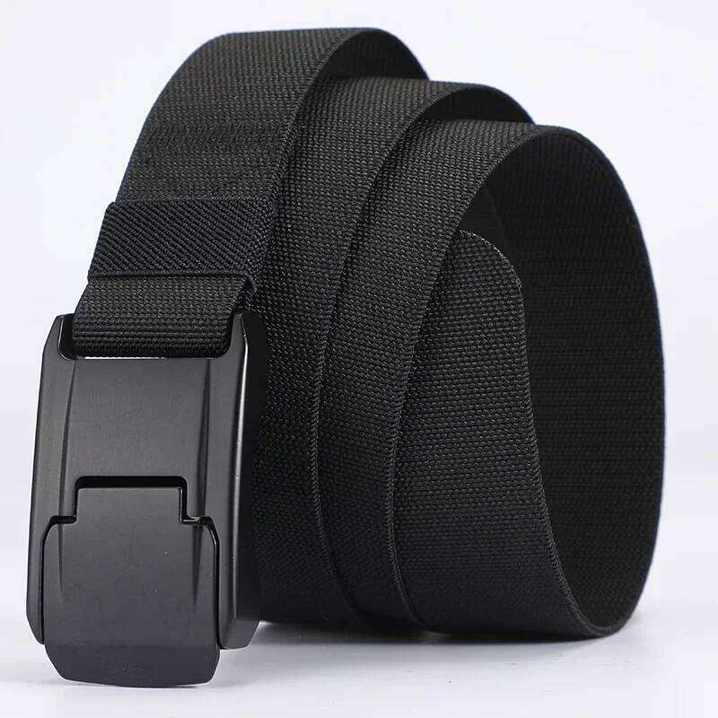 New Stretch For Men and Women Quick Release Buckle Strong Real Nylon Unisex Elastic Overalls Work Belt Y260225