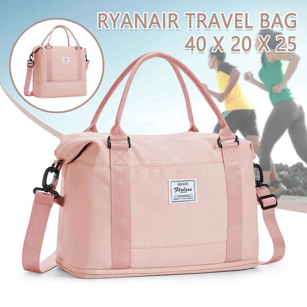 Ryanair Travel 40x20x25 Cabin Handbag Sports Bag, Portable Weekender for Men Women Expandable Fitness Hospital Bag Y260225