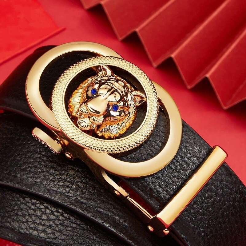 Luxury Designer Male Belts Brand Automatic Buckle Men belts Leather Belt for men Strap for Jeans and Suit pants belt
