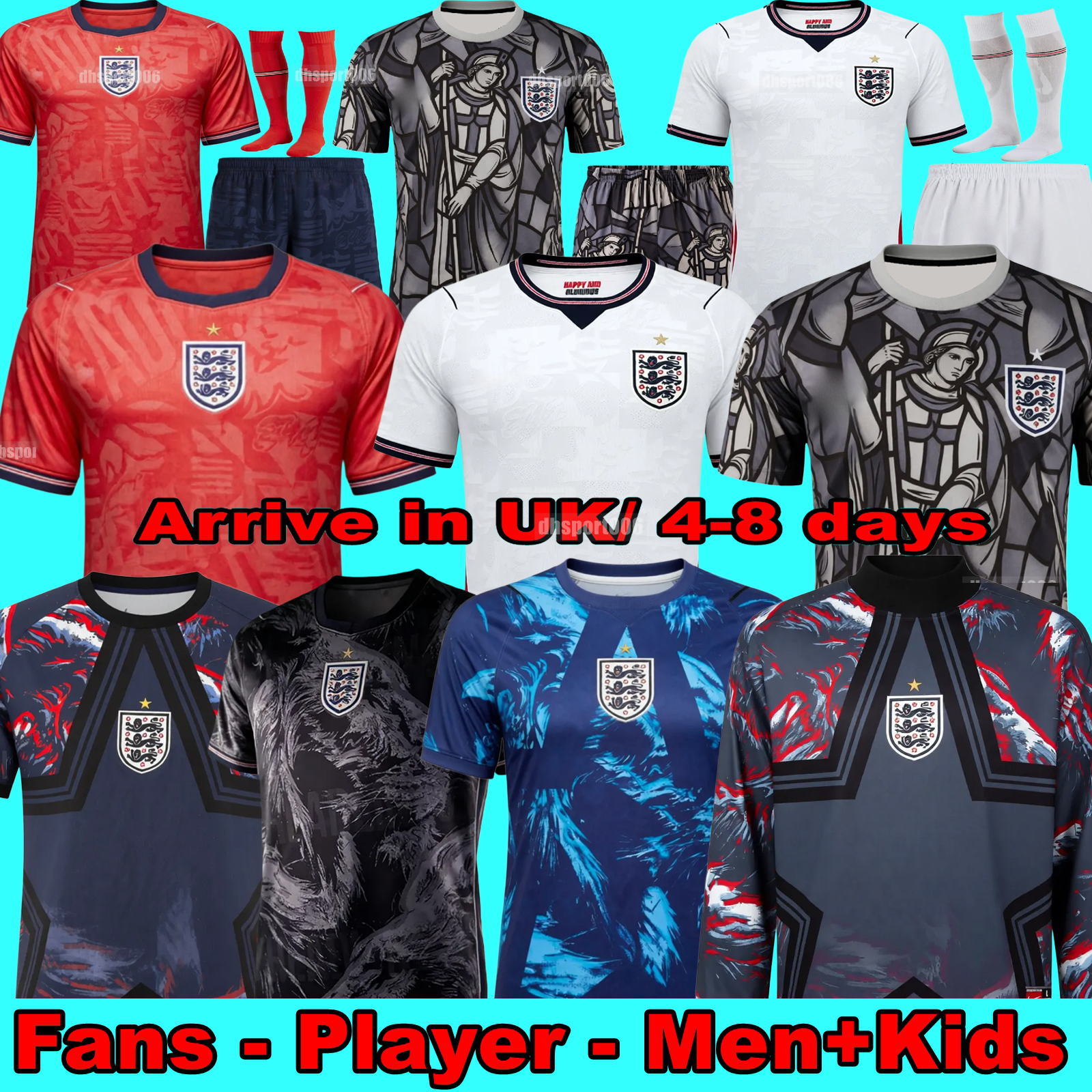 england world cup 2026 Soccer Jersey Kids kit KANE BELLINGHAM MAINOO RICE FODEN GORDON TONEY PALMER PICKFORD Football Shirt long sleeves women's 26 27 England Palace
