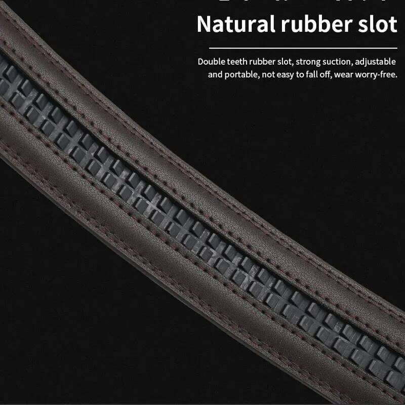 Belt men with smooth automatic buckle, high-end belt for men's business, leisure, middle-aged and young pants Y260225