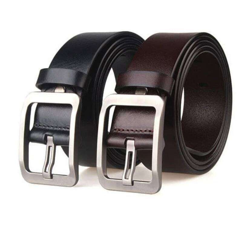 A men, simple and versatile, student black needle buckle, personalized decoration, belt for women plus size Y260225