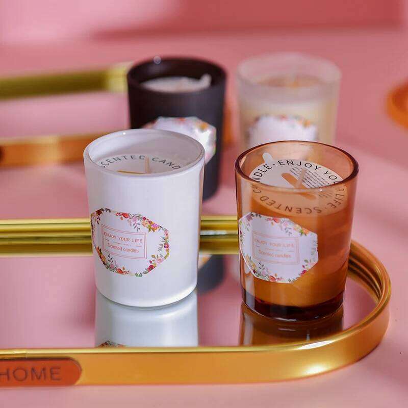 Mist with Soy Wax Smokey Glass Aromatherapy Low Temperature No Smoke Birthday Gift Souvenir Candle H260225