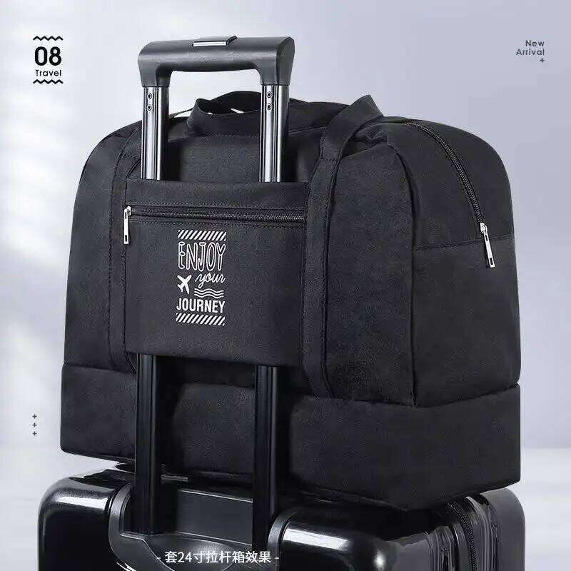 Luxury Good Qoality Double Layer Travel Portable Waterproof Bag Men's Women's General Dry And Wet Separation Y260225