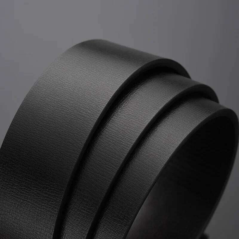 Men's Business Alloy Automatic Buckle Luxury Casual Belt High-Quality PU Leather Y260225