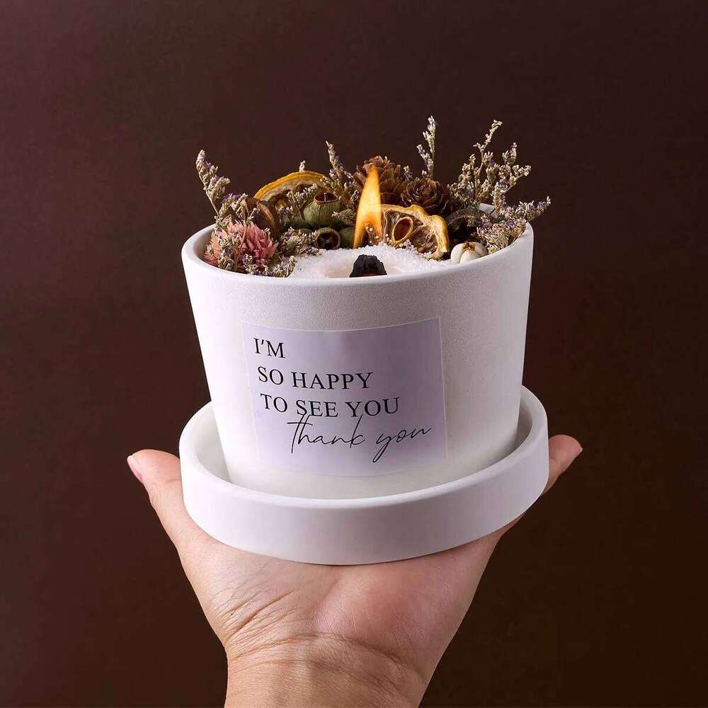 Round Candle Jar Silicone Mold DIY Flowerpot Concrete Casting Molds Plaster Resin Jewelry Storage Box Craft Making Home Decor H260225