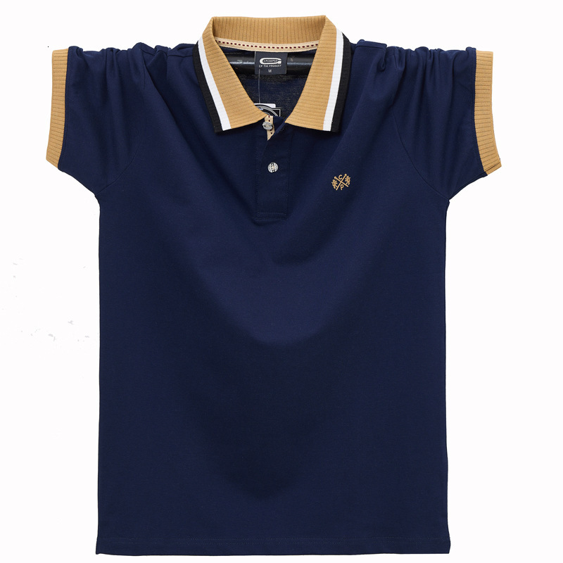 2026 New Fashion Designer Luxury Brand Men's Plus Size Breathable Summer Outdoor Sports Short Sleeved T-shirt High-quality Long Staple Cotton Men's Polo Shirt
