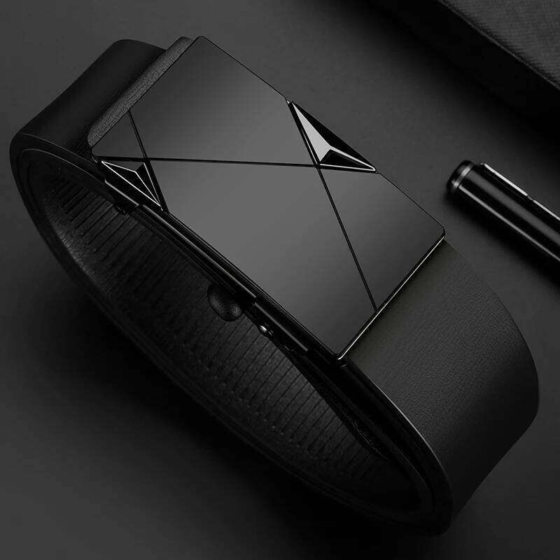 Men's Business Toothless Automatic Buckle Fashion Luxury Jeans High Quality Belt Y260225