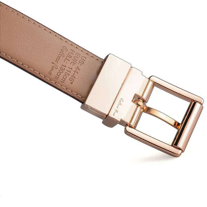 1Pcs Mens Reversible Leather Dress Casual Belts Men 2.8cm Wide One Reverse for 2 Colors Y260225