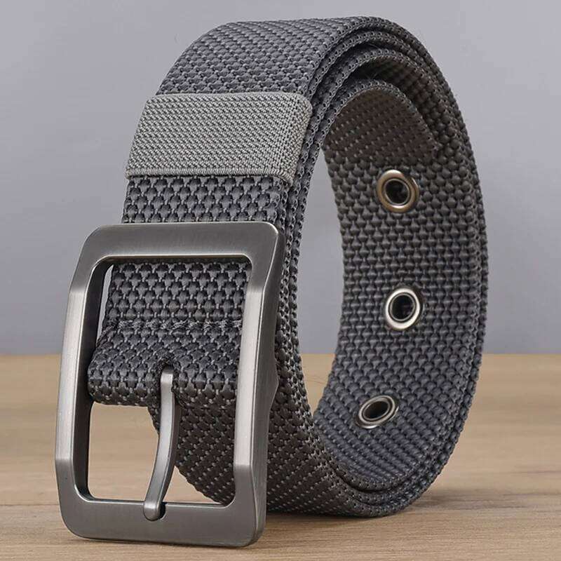 Fashion Men's Alloy Needle Buckle Student Versatile Trendy Outdoor Sports Belt Y260225