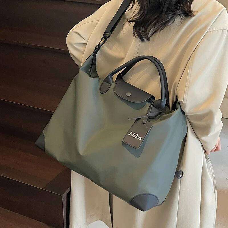 1pcs Large Capacity Lightweight Travel Duffle Bag Fashion Portable Handbag for Short Trip Luggage Gym Storage Tote Y260225