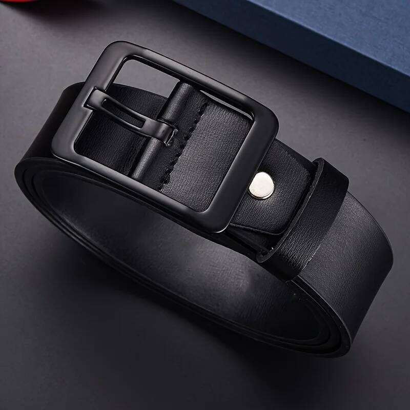Unique Design For Pin Buckle Simple Fashion Casual Business Belt Trendy Men's Waist Accessories Wholesale Y260225