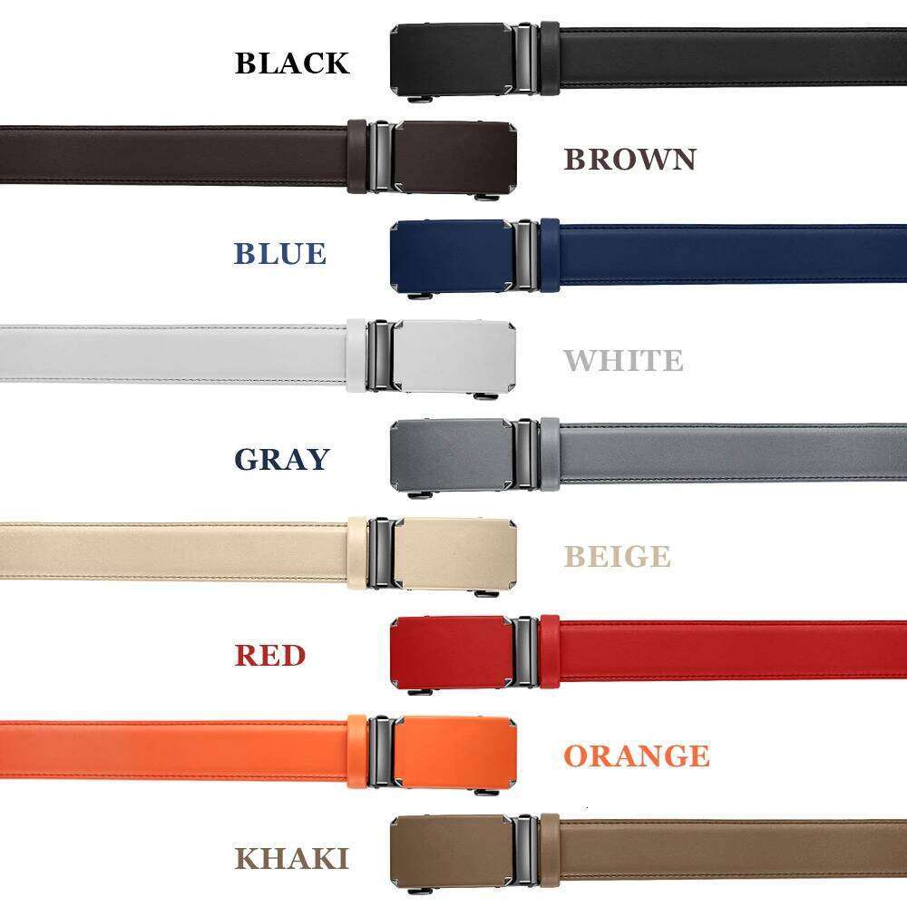 CHAOREN Fashion Genuine Leather Belt for Men Automatic Adjustable Waistband Business Belts Y260225