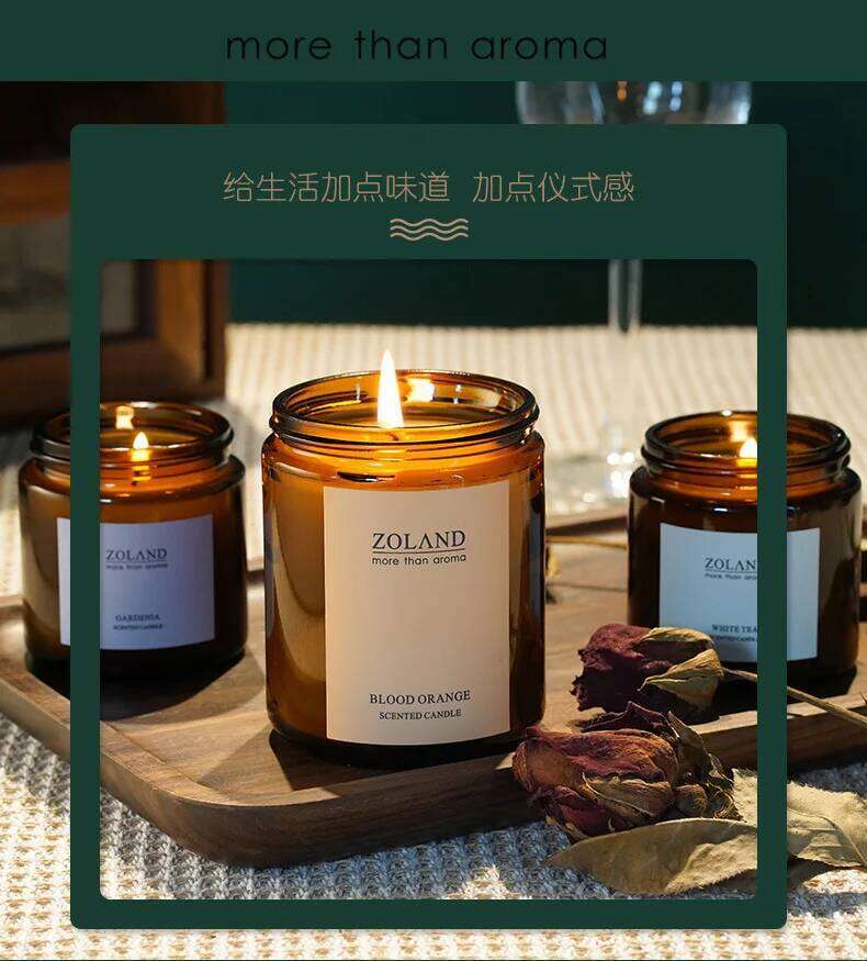 Handmade Fragrance Romantic Light Scented Aromatic Guest Gift Wedding Candles Candle Jar H260225