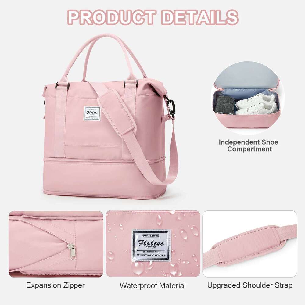 Ryanair Travel 40x20x25 Cabin Handbag Sports Bag, Portable Weekender for Men Women Expandable Fitness Hospital Bag Y260225