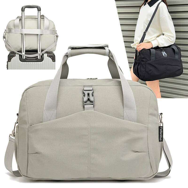 Women Tote Bag Casual Outdoor Travel Short Trip Luggage Shoulder Bags Portable Commuting Gym Fitness Sports Handbag Y260225