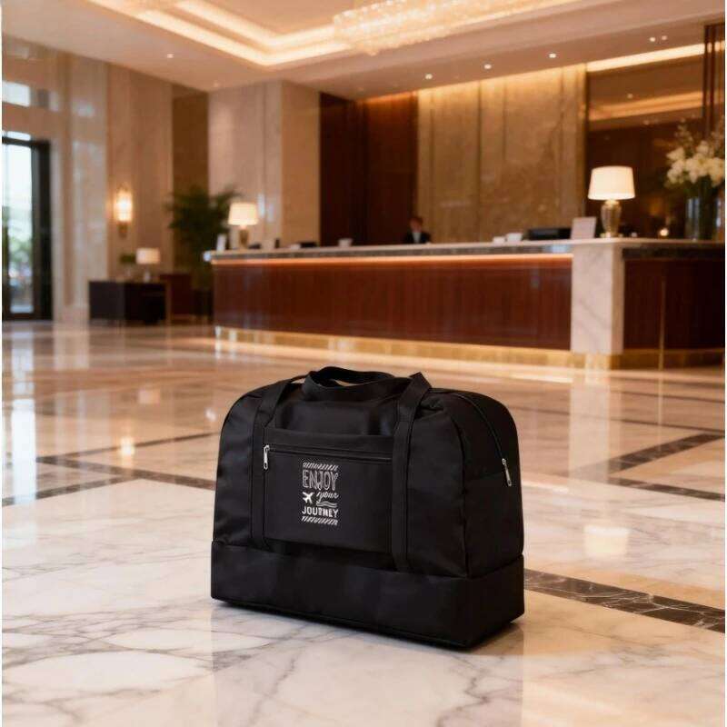 Women's Fashion Foldable Travel Bag - Large-Capacity Canvas Tote for Weekend Overnight Trips Y260225