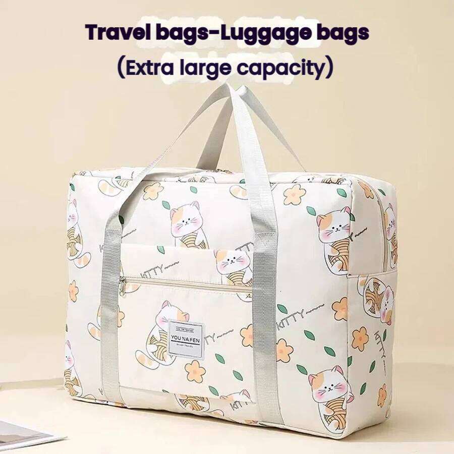 Large Capacity Cartoon Short Distance Travel Hand Pulled Lightweight Suitable For Students To Carry Luggage Bag Cute Y260225