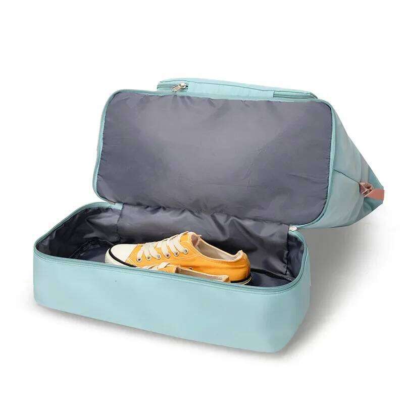 Medium Size Luggage Foldable Female Short Distance Portable Large Capacity Maternity Storage Travel Duffel Fitness Bag Y260225
