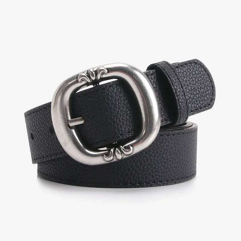 Leopard Print Belt Women's Fashion Casual Versatile Jeans Accessories Girdle Gothic Retro Pu Leather Pin Buckle Waistband Y260225