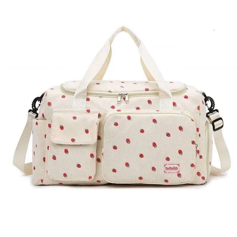 Multifunctional Sports Gym Canual Travel Corduroy Large-capacity Luggage Bag Women Portable Messenger Yoga Bags Y260225