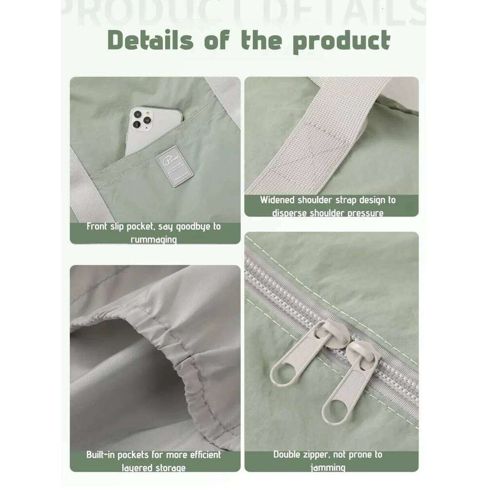 Waterproof Foldable Travel Duffle Large Capacity Carry On Tote Luggage Storage Bag with Multiple Pockets Y260225