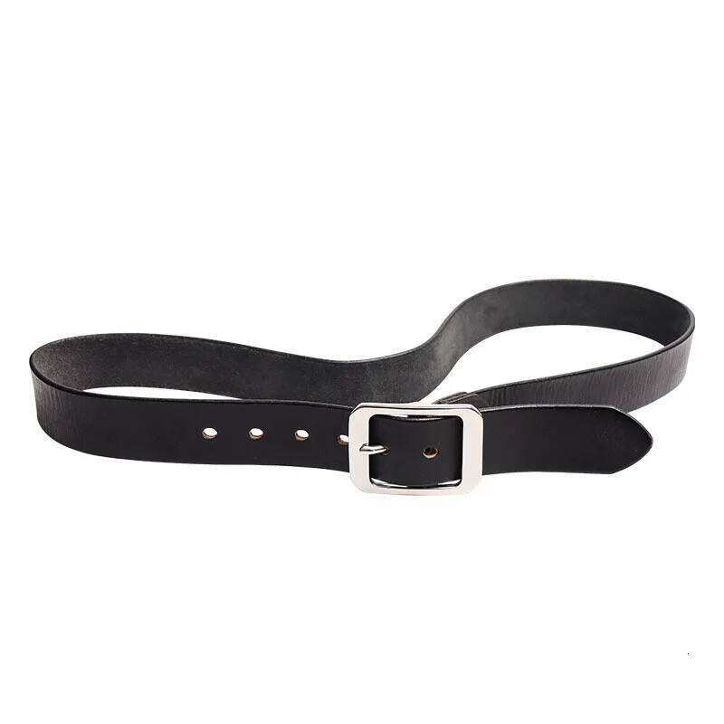 Men's Retro Style Handmade Thickened Top Layer Cowhide Rub Color Leather Versatile Tooling Casual Belt With Steel Buckle Y260225