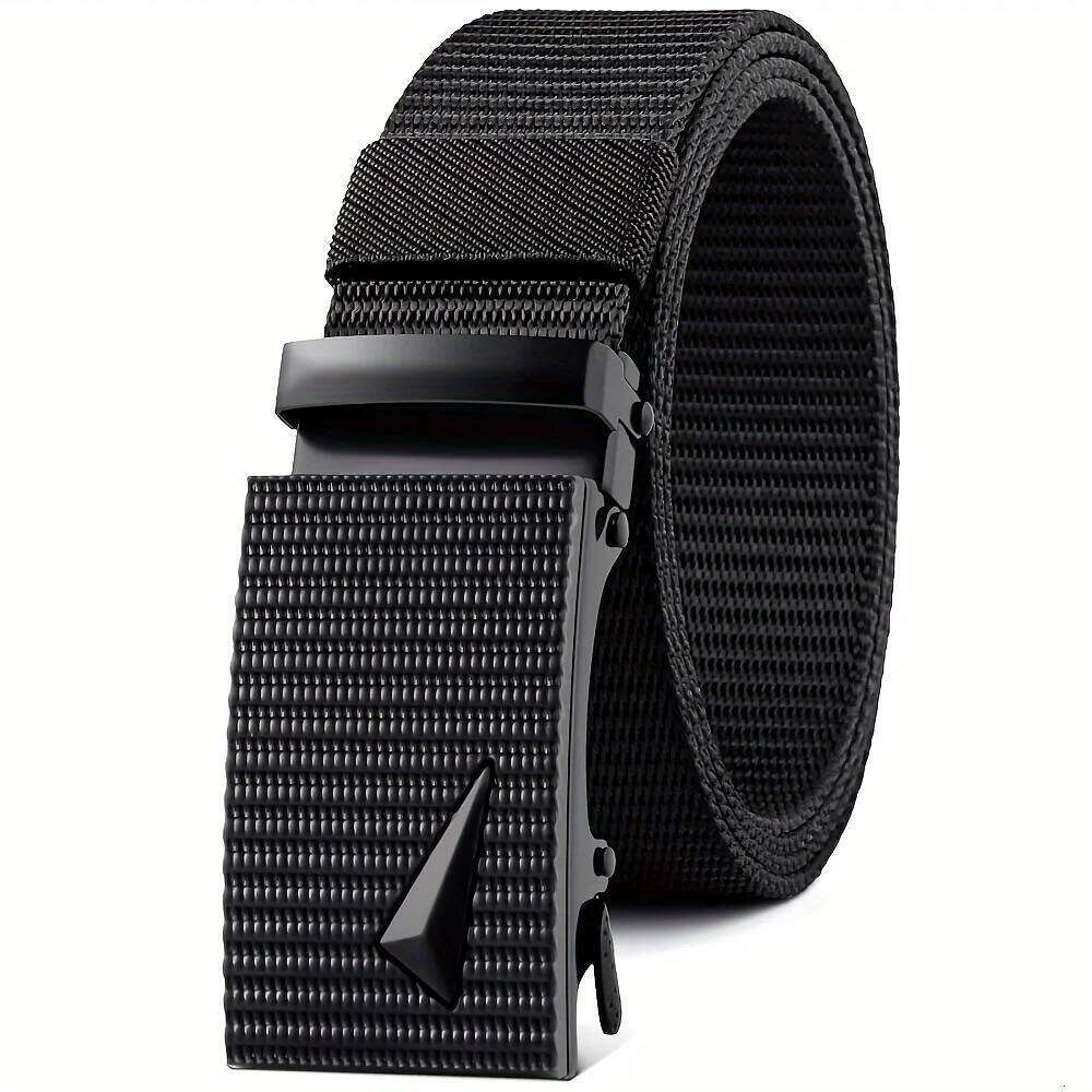 Vintage Casual Outdoor Waist Belts Automatic Buckle Belt Jeans Dress Pants Accessories For Women Men Y260225