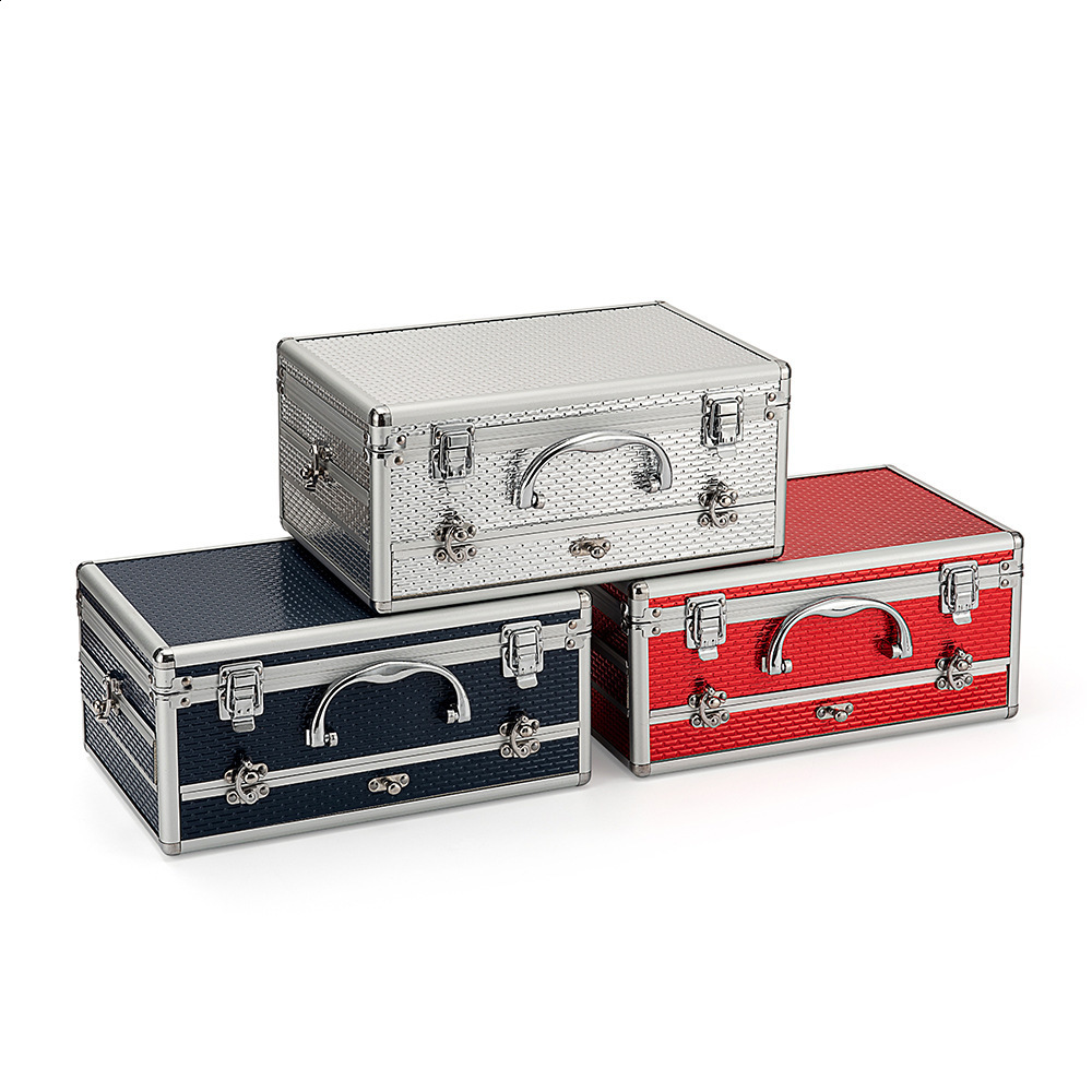 DUER LIKA Black Portable Professional 24 Color Eyeshadow Blush Cosmetic Foundation Face Powder Makeup Sets Eye Shadows Palette 240524