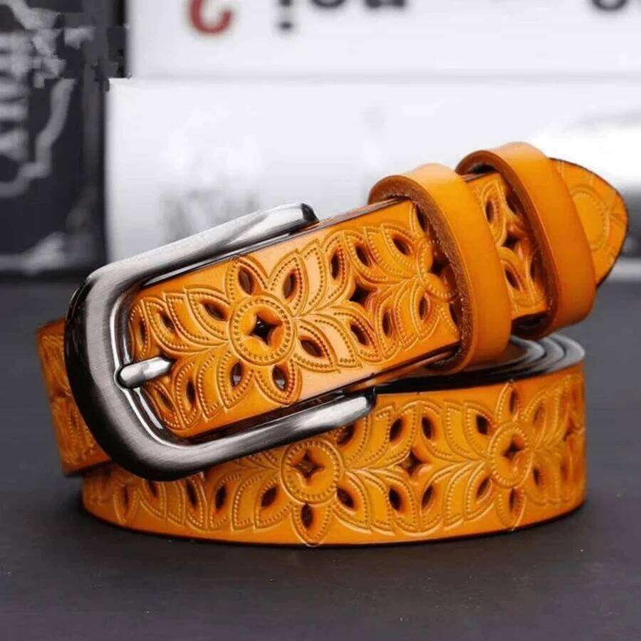 High-Quality Wear-Resistant And Waterproof Pu Leather Black Business Casual Skirts Accessories women belts Jeans Vintage Belts Y260225