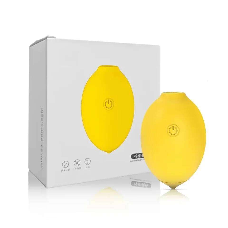 Clit Sucker Sucking Lemon Vibrators 10 Power Suction Love Egg Nipple Stimulator Adult Sex Toys Female Masturbator Women's Spring 26H0225
