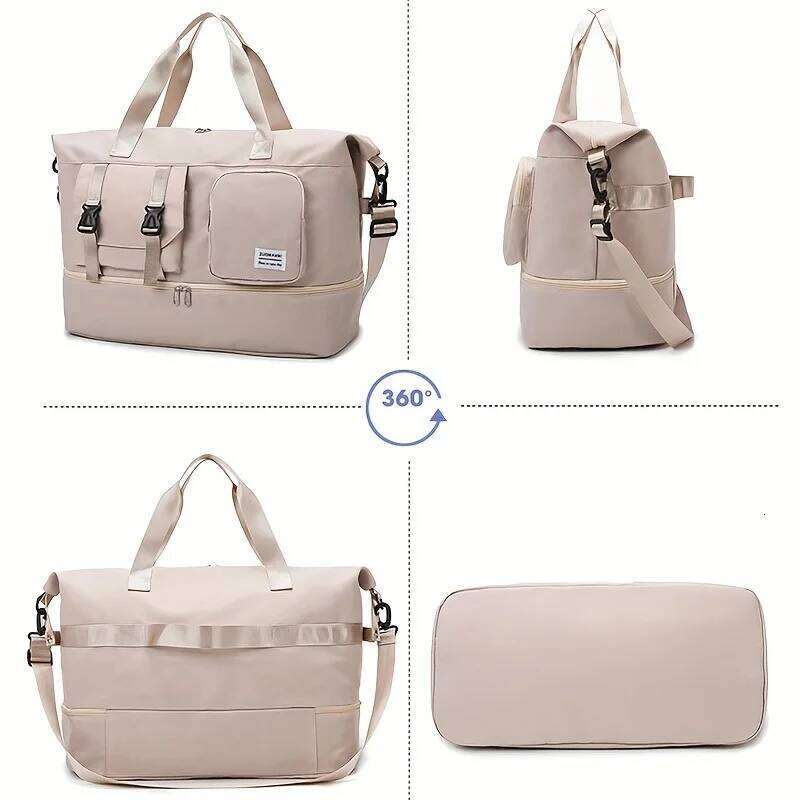 Large capacity multifunctional travel fitness bag - multi compartment design, suitable for travel, gym and daily use Y260225