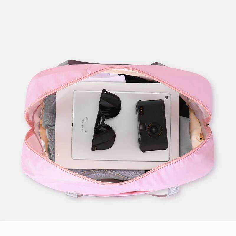 Large-Capacity Handbag Travel; Fashionable Foldable Trolley Luggage Bag; Multifunctional Portable Travel for Men and Women, Fitness Bag Y260225