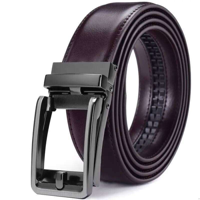 Ratchet Mens Dress Automatic Buckle Belt 1 3/8" Comfort Click - Perfect Companion to Men's Oxfords Y260225