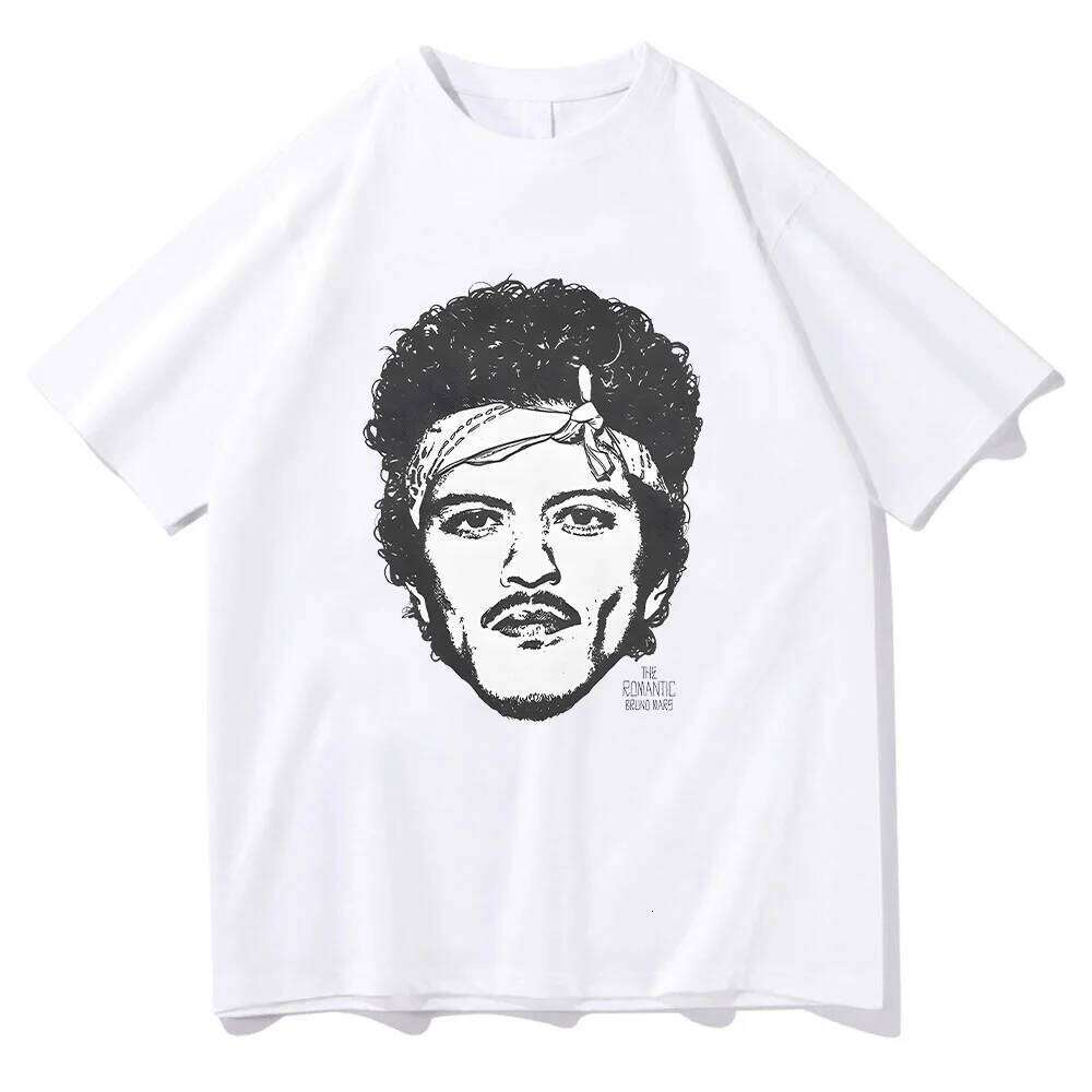 Bruno Mars The Romantic Rose Tee Man Woman Harajuku Short Sleeve O-neck Casual Gift Clothes Fashion Comfort Cotton T Shirt C260225
