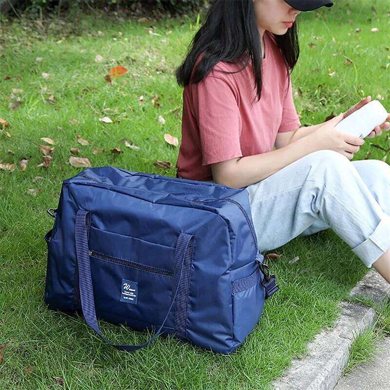 Bags Large Capacity Foldable Luggage Waterproof Handbags Women Men Travel Clothes Storage Organizer Y260225