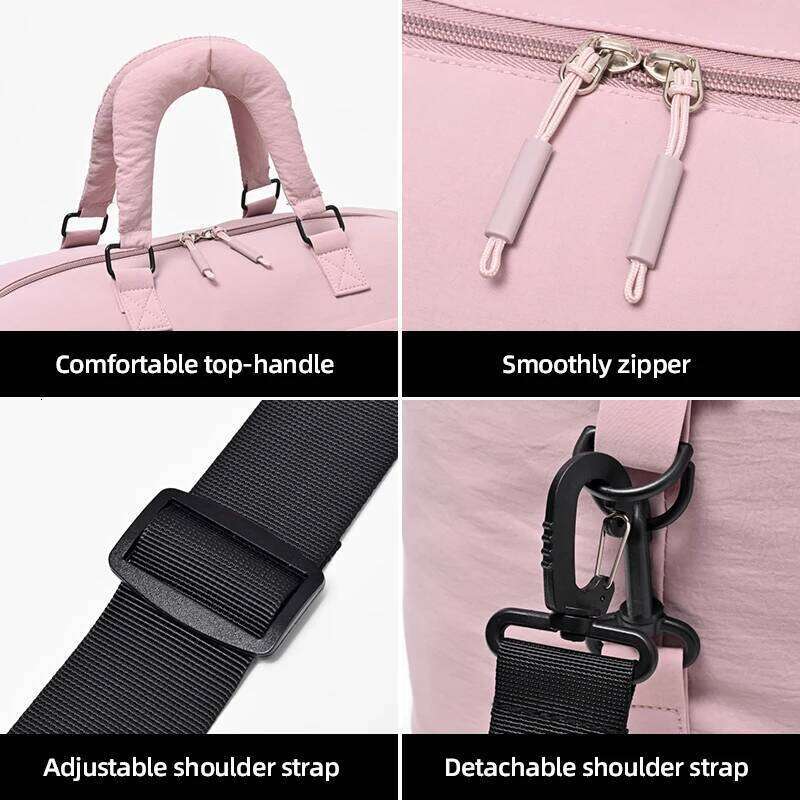 Fitness Sports Gym Dry Wet Sepration Handbag Large Capacity Travel Tote Multifunction Expandable Short Trip Crossbody Bag Y260225