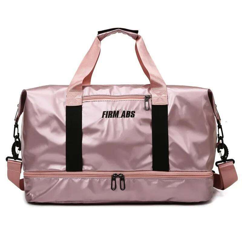 Gym Bag Pearlescent Women Fitness Training Handbag With Shoes Pocket Waterproof Yoga Pack Travel Duffel Balso Sac De Sporttas Y260225