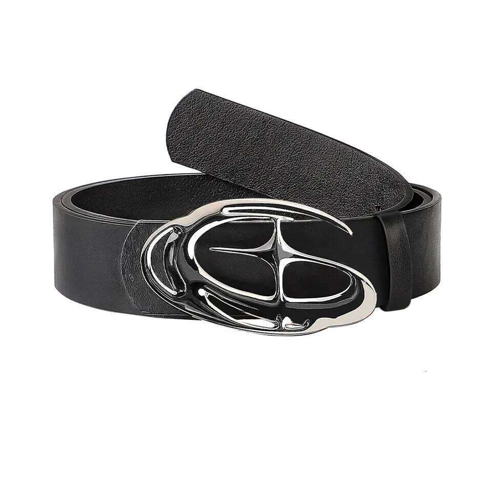 New Stylish Geometric Alloy Needle Buckle Fashion Punk For Men Women - Trendy Accessory for Gift GivingNeutral Waist Belt Y260225