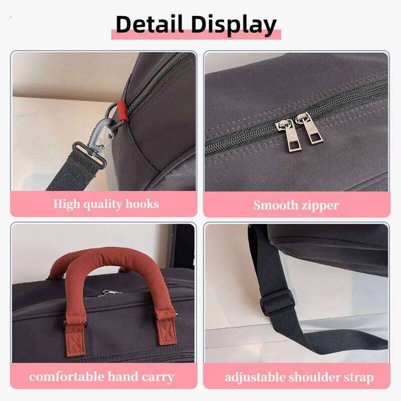 Fashion Contrasting Travel Large Capacity, Sports and Fitness Weekend Overnight Camping Storage Bag, Etc Y260225