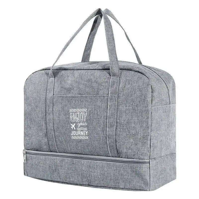 Luxury Good Qoality Double Layer Travel Portable Waterproof Bag Men's Women's General Dry And Wet Separation Y260225
